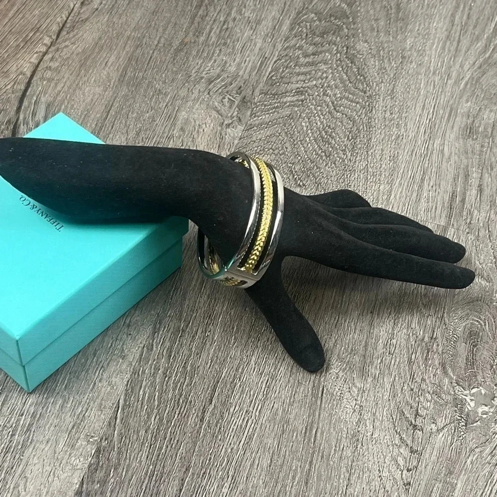 Talbots Two-Tone Bracelet - Picture 4 of 11